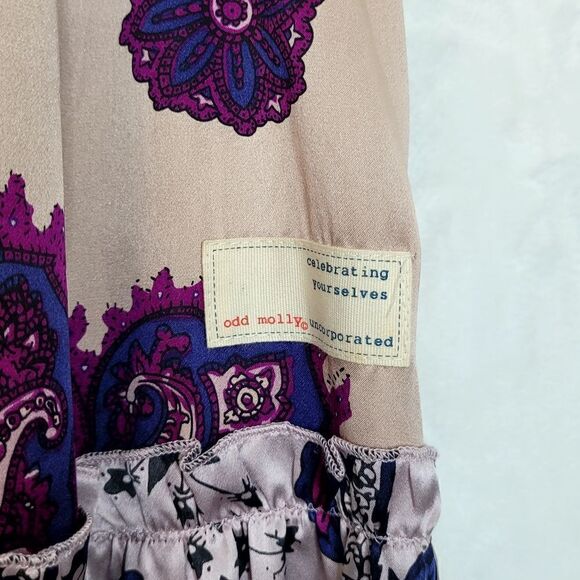 Odd Molly Silk Lace Blouse Size 0 - Picture 4 of 8